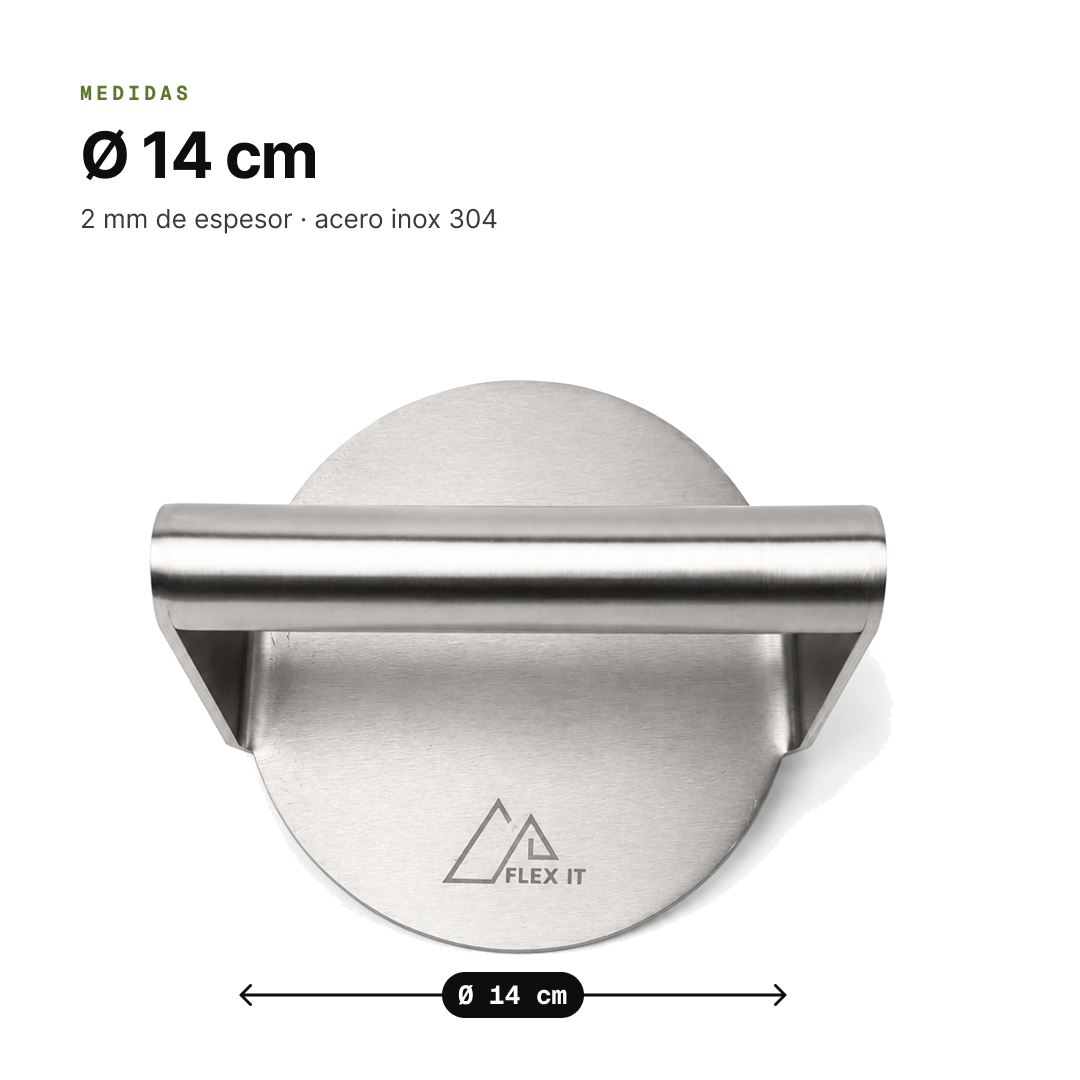 Medidas smasher parrillero: 14 cm de diámetro